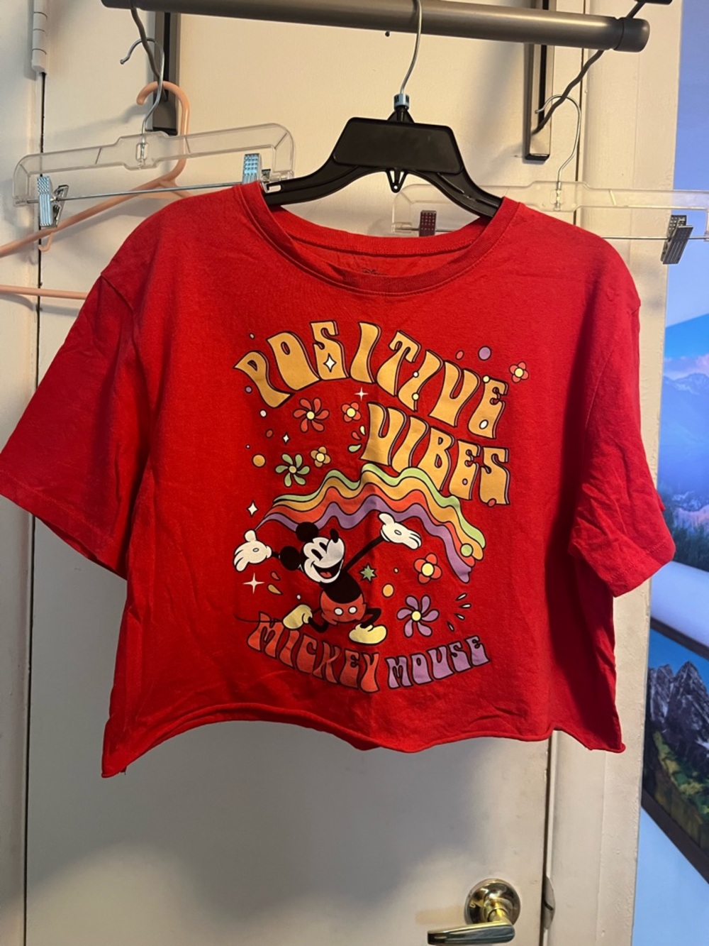 XL Mickey Mouse crop top